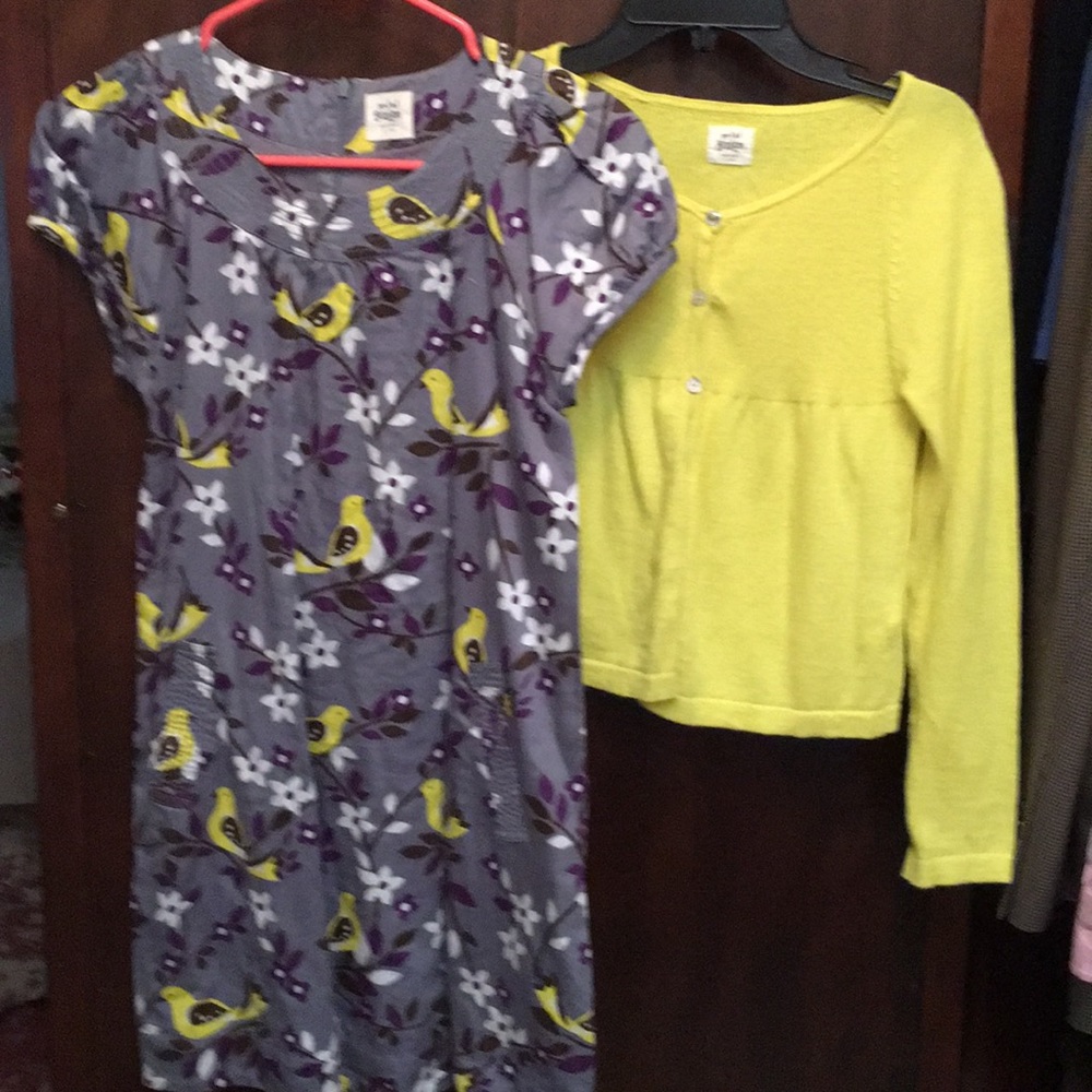Perfect for Easter Mini Boden dress & sweater